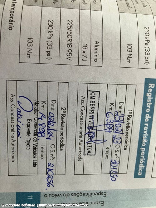 Toyota COROLLA CROSS XRE 2.0 2021/2022